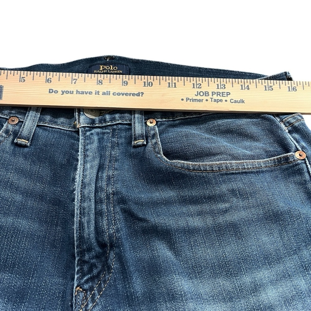 Polo Ralph Lauren Varick Slim Straight Jeans 32x30 Medium Wash Stretch Denim - Picture 9 of 15